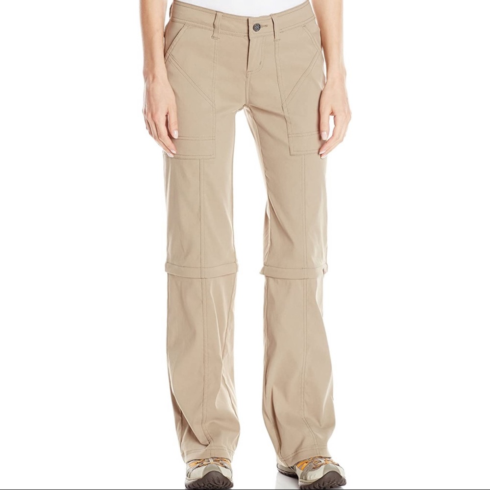 Prana Tan Convertible Track Pants